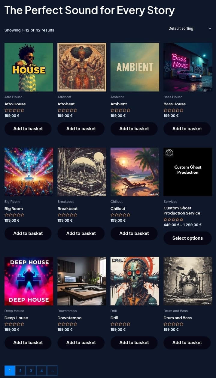 ghost production marketplace in universeoftracks.com