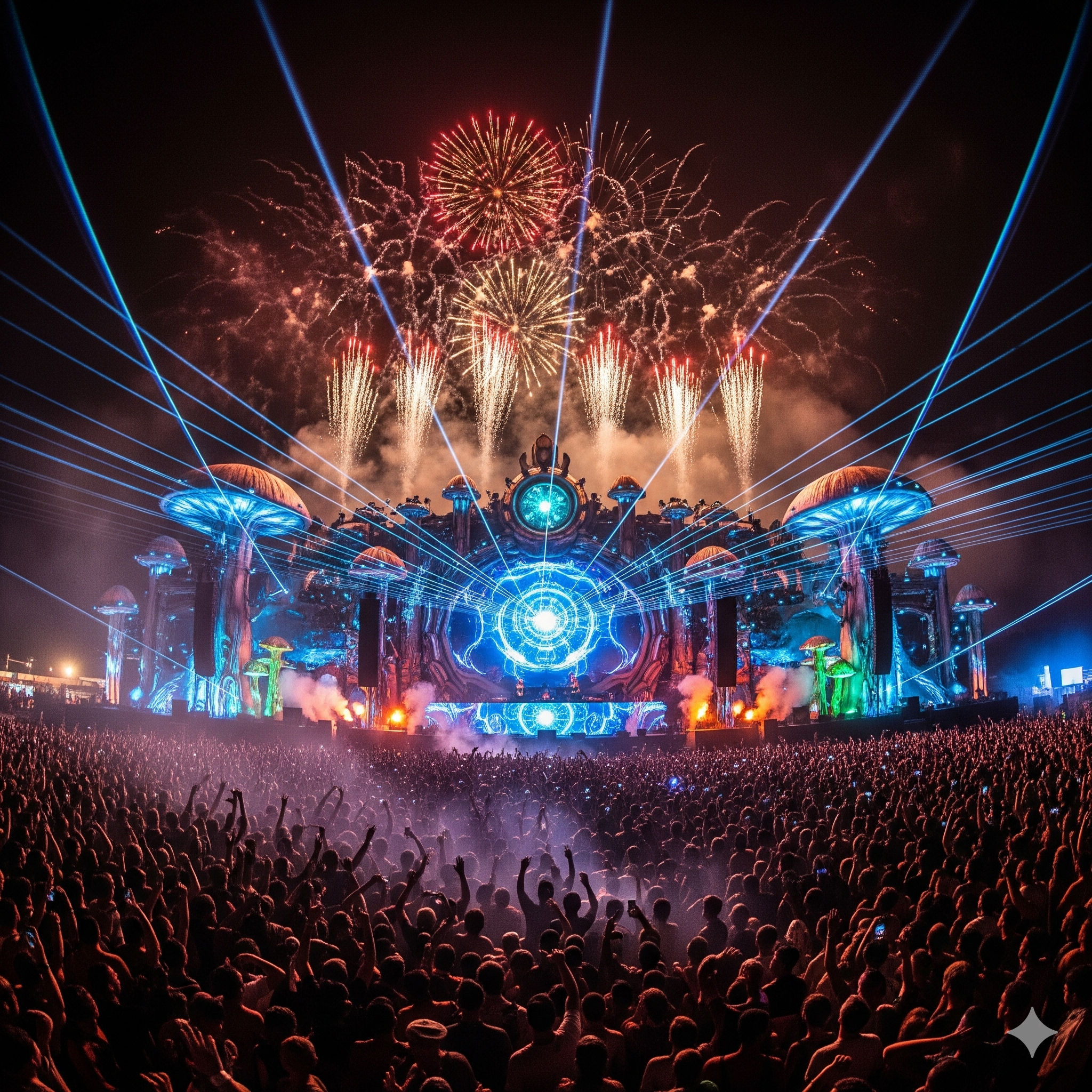 The 10 Best Electronic Music Festivals in the World (2025/2026 Guide) 1 A massive crowd at one of the best electronic music festivals in the world.